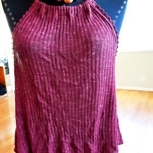 RUE 21 Burgundy Knit Top